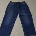 Women's Denim shredded cutoff slim fit tapered jeans size 10