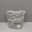 NICETOWN Linen Gray 108 inch Curtains for Living Room, Rod Pocket & Back Tab Flax Linen Burlap Semi Sheer Eclectic Window Treatments Privacy with Light Filtering for Living Room, W52 x L108