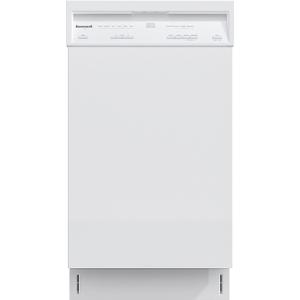 Honeywell 18 Inch Dishwasher with 8 Place settings, 6 Washing Programs, Stainless Steel Tub, UL/Energy Star- White