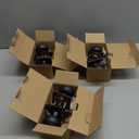 Haidms Bronze Door Knobs Interior, Square Bedroom Door Knob Bathroom, Bronze Interior Door Knobs Round Ball with Square Plate Coin Unlock 3 Pack (Oil Rubbed Bronze)