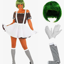 fun shack Womens Chocolate Factory Costume, Chocolate Costume Adult, Book Character Halloween Costumes for Women Size M
