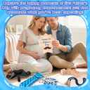 9Pcs Pregnancy Announcement Set Coming Soon Baby Announcement Ideas Include Happy Father's Day Wooden Sign Balloon Beads Garland New Parents Pregnancy Reveal Photo Prop Backdrop for 1st Father's Day