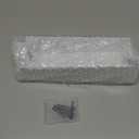 Therwen 8 Pcs Aluminum Siding Corners 8 Inch Outside White Corner Caps Smooth Siding Trim, Metal Nails Included for Mobile Home House Exterior