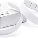 Clericool II Clergy Collars (2) and Pair of Chrome Plated Studs (15.5" Neck)