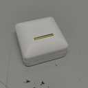 White Round Corner Ring Box PU Leather Engagement Proposal Ring Box Jewelry Ring Gift Box