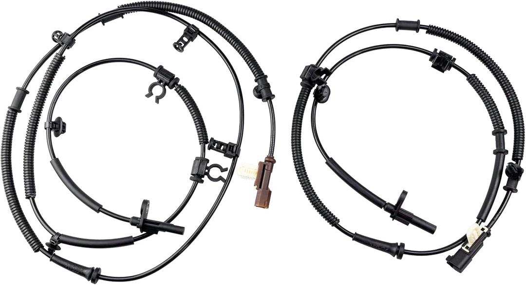 Set of 2 Rear (Left+Right) ABS Wheel Speed Sensors Fit for 2009-2013 Toyota Corolla(Drum brakes, Japan Built), Replaces OEM 89516-12150, 89516-12140, 10143