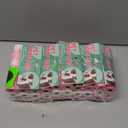 12pcs/Roll Pet Waste Poop Bags, Leakproof Polyethylene Garbage Bags With Unique Patterns, Multipurpose Cleaning Bag, Holiday & Christmas Gifts - Pink Pack of 5