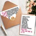 7 x Valentines Day Card for Husband, Valentines Day Cards for Him, Funny Valentines Day Card for Wife & Kids & Boyfriend & Girlfriend, Valentine's Day Decorations, Valentine's Day Gift, Greeting Card=7in x 5in(Folded), Envelope = 7.5in x 5.5in (colorful)