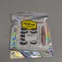 Newcally Magnetic Eyelashes with Eyeliner Kit Reusable Wispy Lashes Natural Look Magnetic Lashes Kit C-curly No Glue Needed 5 Pairs False Lashes with Magnetic Eyeliner & Tweezers