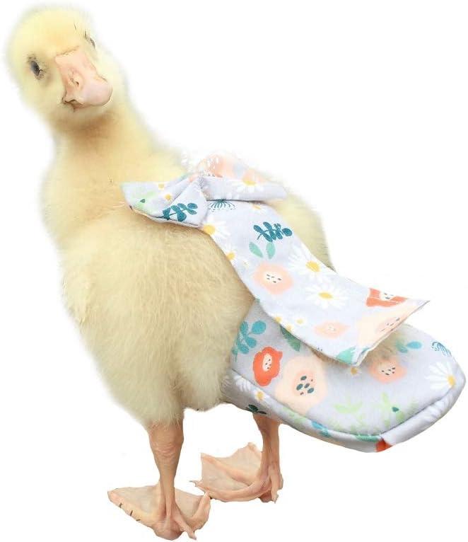 Poultry Diapers - Waterproof, Adjustable, Washable & Reusable for Ducks, Chickens & Geese (XL: 350g-450g)