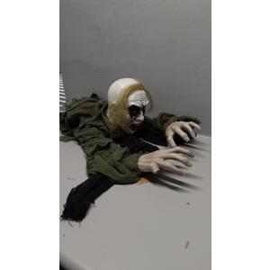 Halloween Decorations Outdoor Light-Up Zombie Groundbreaker with blpodstain and Creepy Sound for Halloween Outdoor, Lawn, Yard, Patio Decoration, Halloween Haunted House Decorations