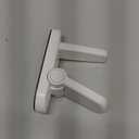 Door Lever Lock (2 Pack)  Prevents Toddlers from Opening Doors  Easy One-Hand Operation for Adults  Durable ABS with 3M Adhesive Backing  No Tools Needed for Install (White)