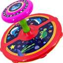 Ocean Twister 360 Sit Twist Spin Classic Spinning Kids Toy Activity Toy for Toddlers Ages Over 18 Months 2 3 4 5 Birthday for Boy Girl Indoor or Outdoor Larger Chassis More Stable and Safer (Red), Standard