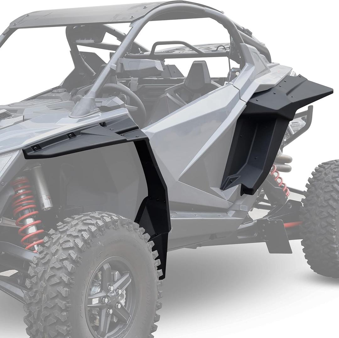 SAUTVS XXL Fender Flares for Polaris RZR PRO XP/PRO R/RZR Turbo R 2020-2024 Accessories, Front & Rear Full Coverage Fender Flares Mud Flaps Mud Guards (Replace #2884685)