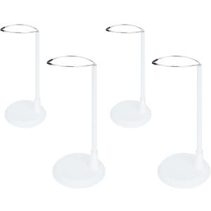 4pcs Doll Stands Display Holder, Adjustable Doll Stands Portable Support Racks, Action Figure Stand Bracket Organizers Dolls Accessories for 12inches - 18inches Doll (White)