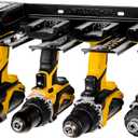 UNITEDPOWER Electric Drill Storage Rack, Holds 4 Drills, Wall Mounted Power Tool Organizer for Battery Powered Hand Tools, Workshop, Shed, Garage, Home (Drill Rack)