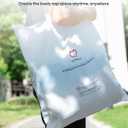 QPAU Inflatable Toddler Travel Bed with 3-Sided Safety Bumpers, Extra Large Kids Air Mattress, Includes Detachable Mattress, Portable for Camping, Travel, Home Use (Grey)