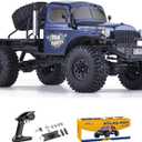 FX RocHobby Atlas S 1/10 RC Crawler, 2.4Ghz RC Rock Truck Off Road, RC Car Indoor&Outdoor 2 in 1, RC Rock Crawler 4x4 Hobby Grade for Adults Need to Complete with Battery (Blue)