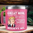 2 x Christmas Mom Gifts From Daughter, Son - Mom Mug - Birthday, Christmas Gift Ideas for Moms, Wife - Gifts For Moms, Mother, Mama From Kids - 14 Oz Stainless Steel Coffee Mug
