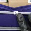 Women's Sexy V Neck Wrap Dress Long Sleeve Ruched Cocktail Party Bodycon Mini Dress, Small