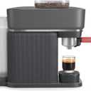 Philips Baristina Espresso Machine, Grind, Tamp & Brew Coffee Beans in One Swipe, Compact, 16 Bar Pump Pressure, Automatic Grinder, Black with Berry Red Portafilter (BAR301/60)