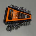 HORUSDY 12-Piece Metric Wrench Set | Combination Wrench Set with Organizer | 12 Point | 8mm - 19mm | Chrome Vanadium Steel