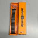 Magnetic Titanium Band Compatible with Apple Watch Ultra 3/2/1 Band 49mm Series 11 10 46mm 45mm 44mm 42mm SE 3/2/1 9 8 7 6 5 4,Luxury Silicone Dual-Layer Link For iwatch Men Women (Black)