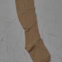 Amazon Basic Care Medical Compression Stockings, 20-30 mmHg Support, Women & Men Thigh Length Hose, Open Toe, Beige, Medium (Previously NuVein)