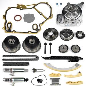 2.4 Timing Chain Kit with Water Pump compatible with GMC Chevy Buick Equinox Malibu Lacrosse Regal Verano Terrain 2.4L 2.2L 2009-2017 replace 9-4201S 90537632 24424758