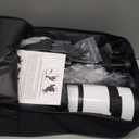 Telescope for Adults High Powered, 80mm Aperture 600mm AZ Mount Refractor Telescope for Kids Beginners - Portable Telescopes for Adults Astronomy with Backpack, Phone Adapter, Moon Filter, White