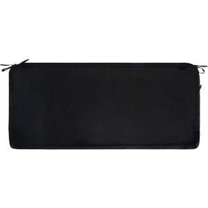 FUNHOME Outdoor Cushion Covers,54" x 18" x 3", No Insert! Patio Cushion Covers Replacement for Outdoor Furniture,Water Resistant Patio Bench Loveseat Covers 1 Pack, Black(Covers ONLY)