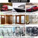 Heavy Duty Automotive Door Weather Stripping 10Ft Car Door Rubber Edge Trim Seal Strip Gasket with Side Bulb for Car Bus Camper Boat RV Truck Doors