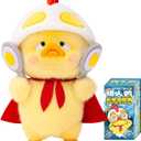 CALEMBOU Plush Doll Blind Box, Upsetduck Series Stuffed Animals Blind Box, Kawaii 1 of 6 Possible Mystery Collectible Toys Cute Soft Animals Charm Christmas Birthday Gifts (Born This Way Series)