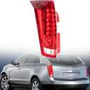Tail Light Assembly Compatible with Cadillac SRX 2010-2016 Red Lens Rear Brake Tail Lamp (Driver Left Side)