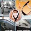 Window Visor Tape-on Side Compatible with 2012-2017 Toyota Camry Window Visor Deflector Rain Guard Window Visors for Cars, Vent Deflector 4 pcs 94822