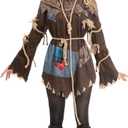 Spooktacular Creations Scary Scarecrow Costume Women, Evil Scarecrow Dress, Creepy Halloween Costumes for Women Adult 2025 (X-Large)