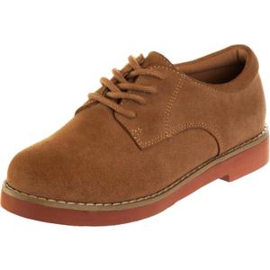 French Toast Kids Dress Shoes Oxford School Uniform - Lace up Loafer Saddle Shoe for Girls and Boys - Dirty Buck (Size 6 Big Kid)