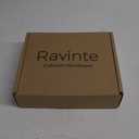 Ravinte 60 Pack | 5 Inch Cabinet Pulls Matte Black Stainless Steel Kitchen Drawer Pulls Cabinet Handles 5 Inch Length, 3 Inch Hole Center (Black)