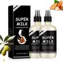 2PC Super Milk Conditioning Hair Primer, Super Milk Lush, Lush Supermilk Conditioning Hair Primer, Nourishing & Smooth, Suitable for All Types