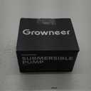 GROWNEER 550GPH Submersible Pump 30W Ultra Quiet Fountain Water Pump, 2000L/H, with 7.2ft High Lift, 3 Nozzles for Aquarium, Fish Tank, Pond, Hydroponics, Statuary Black