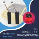 Puruoda 2 Pack Air Compressor Carbon Brushes CF6131-P CFFN250N CFBN125A CFBN125N CFBN200A CFBN217A C2005 C2006 C2002-WK C2004-WK C2025 PCFP02003 C2 and more Replace 5140209-03