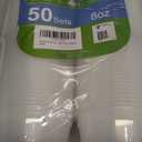 50 Set 8 oz Deli Containers with Lids, Leak-Proof BPA Free Plastic Take Out Bowls, Food Storage Containers for Takeout Meal Prep Storage, Freezer, Microwave & Dishwasher Safe