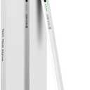 Stylus Pen for iPad 2018-2025, Fast Charge, Magnetic Charging, Palm Rejection Stylus for iPad 11/10/9/8/7/6th Gen, Air 7/6/5/4/3/M3/M2, Pro 13"/12.9"/11"/M4, Mini 7/6/5th, White