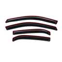 Lightronic Extra Durable Clip-on in-Channel Auto Vent Window Visor, Fits 2010-2017 Chevrolet Equinox, UV Protection Rain Guard, Original Window Deflector, No-Drill Easy Install, Dark Smoke, 4-Pcs