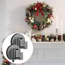 2PCS Suction Cup Hooks, No Drill Wall Mounted Towel Hooks for Bathroom Shower Tile Glass, Strong Hold Adhesive Free Hooks for Towels Robes Wreaths Coats Clothes Organization