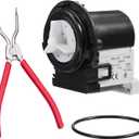 ( ) 4681EA2001T Washer Drain Pump Motor & 383EER4004A 11 Inch Washer Spring Expansion Removal Tool - 4681EA2001T Fit for LG Kenmore Washer Spring Expansion Tool Fit for LG Samsung Washer