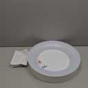 16 Inch RGB Led Flush Mount Ceiling Light with Remote Control, 36w Dimmable Ceiling Lighting Fixture, 3000K-6500K Color Changeable, Modern White, for Bedroom Kids Room