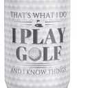 soeufnwhf Golf Gifts For Men Women Golfers 30Oz White Golfs Tumbler With Handle 30 OZ Travel Coffee Mug Water Bottle Stainless Steel Vacuum Insulated