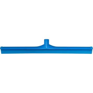 SPARTA 24" Floor Squeegee Replacement Head, Seamless Rubber with Rust-Free Plastic Frame for HACCP Compliance, Heavy-Duty Industrial Use, Thermoplastic Rubber, 24 Inches, Blue