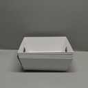 funsky Basket For Gifts Empty, 5 Pk White Empty Gift Baskets To Fill, Sturdy Cardboard Tray With Handles, Large Gift Baskets Empty Bulk For Beautiful Gifts, Christmas, Easter, Bridesmaid, Wedding